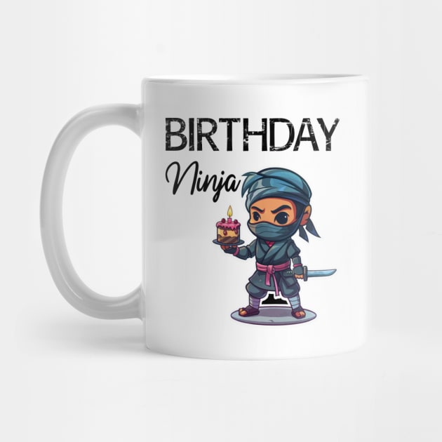 Birthday Ninja (with Black Lettering) by VelvetRoom